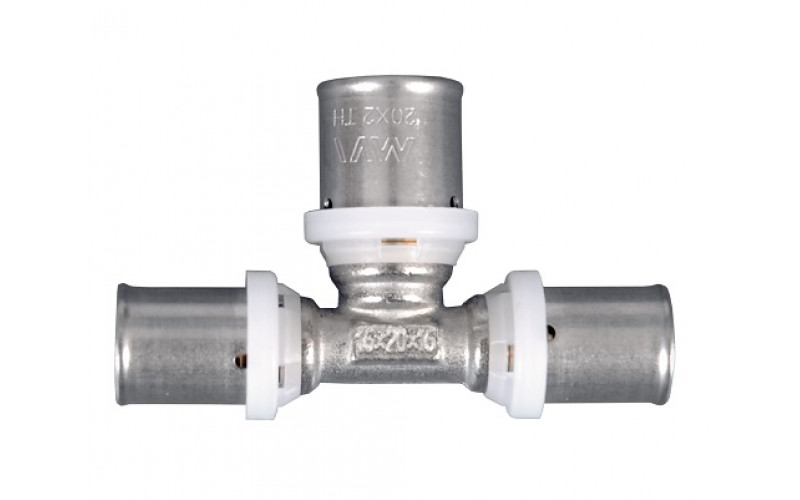 Пресс-фитинг тройник переходной MVI 20x16x16