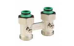 Узел нижнего подключения прямой для двухтрубных систем 3/4"F x 3/4" MVI