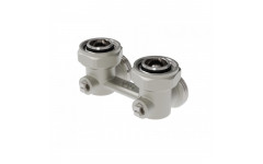 Узел H-образный 3/4"Вх3/4" угловой с шаровым затвором V&G